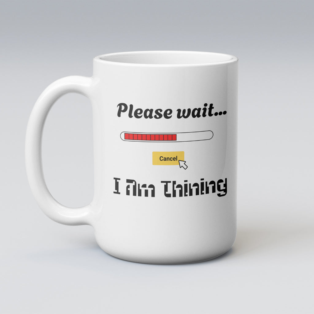 Please wait mug 11oz