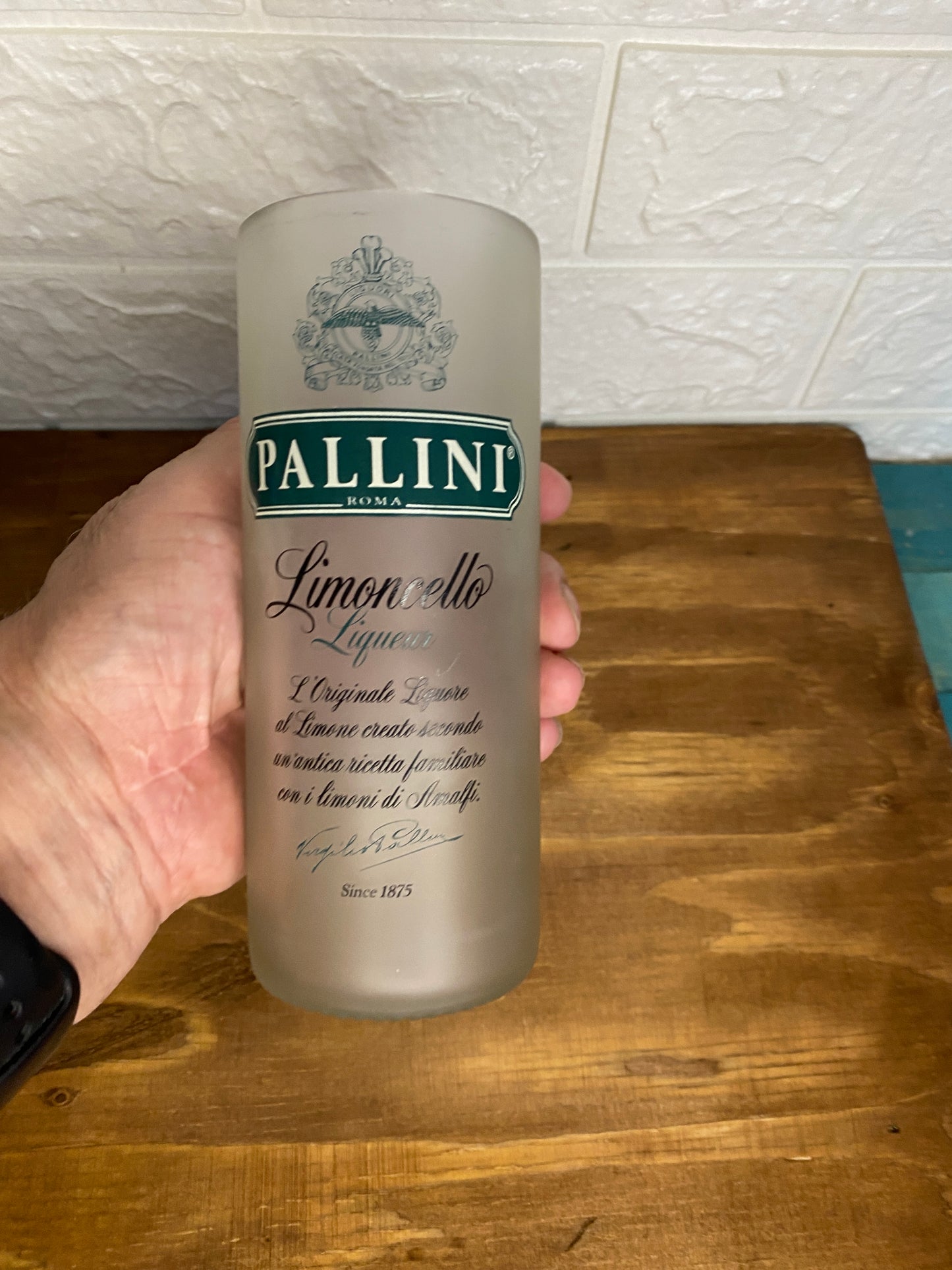 PALLINI Limoncello Liqueur glass from bottle