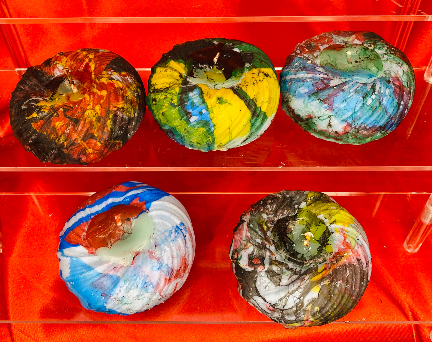 Ornamental Candles set of 5