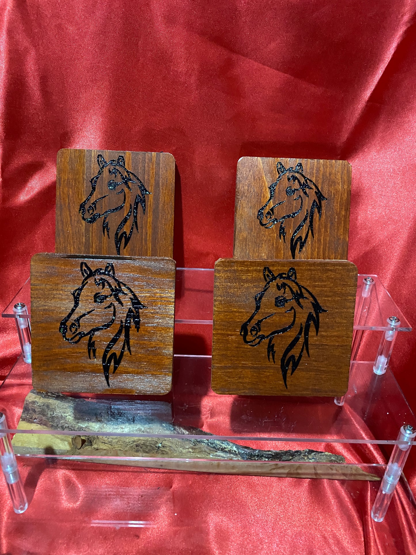 Horse head coasters