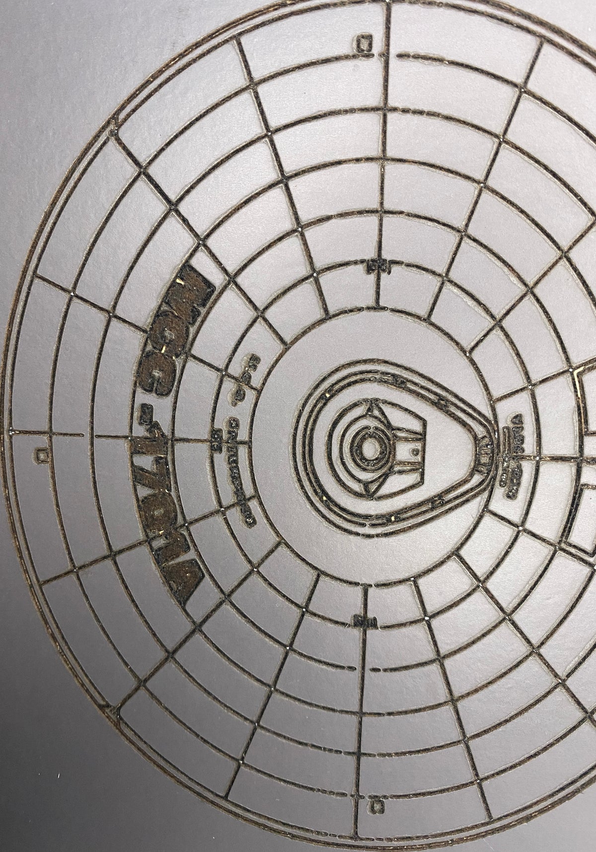 USS Enterprise placement mat