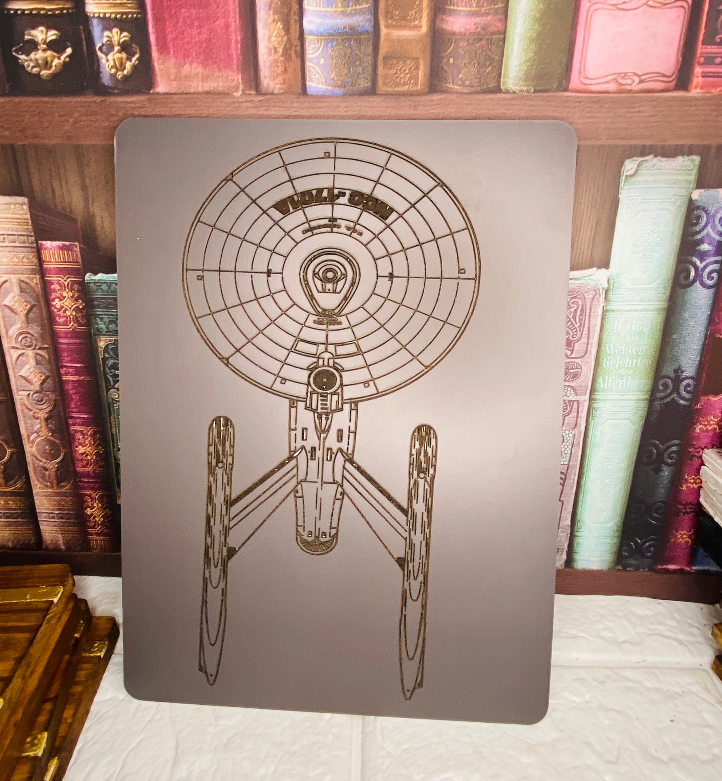 USS Enterprise placement mat