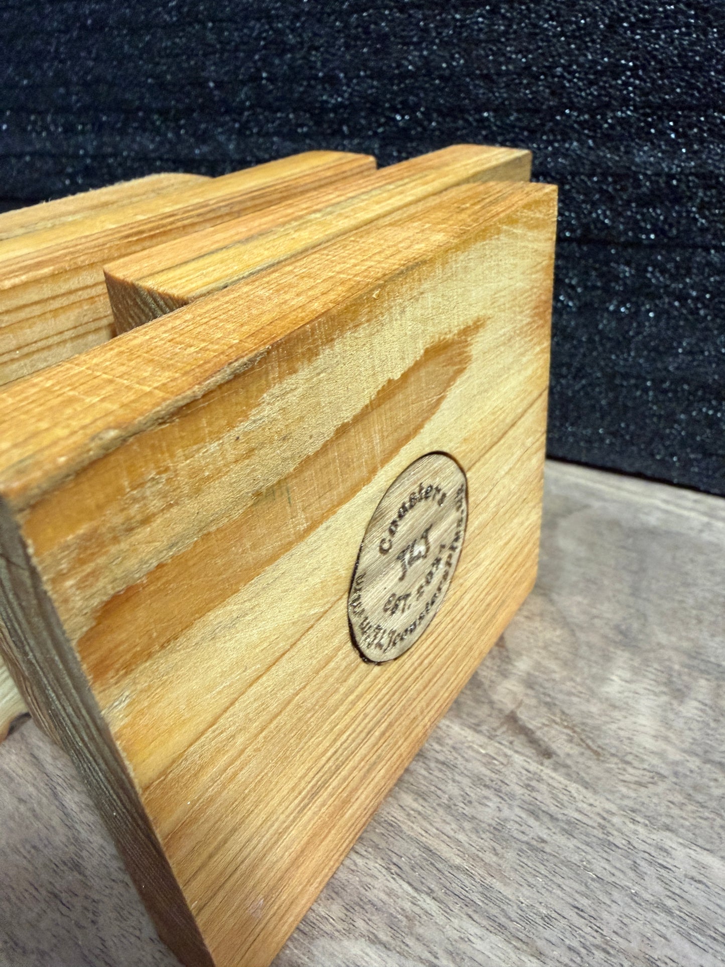 🌿 Hummingbird Chunky Wooden Coasters – Handmade & Laser Engraved