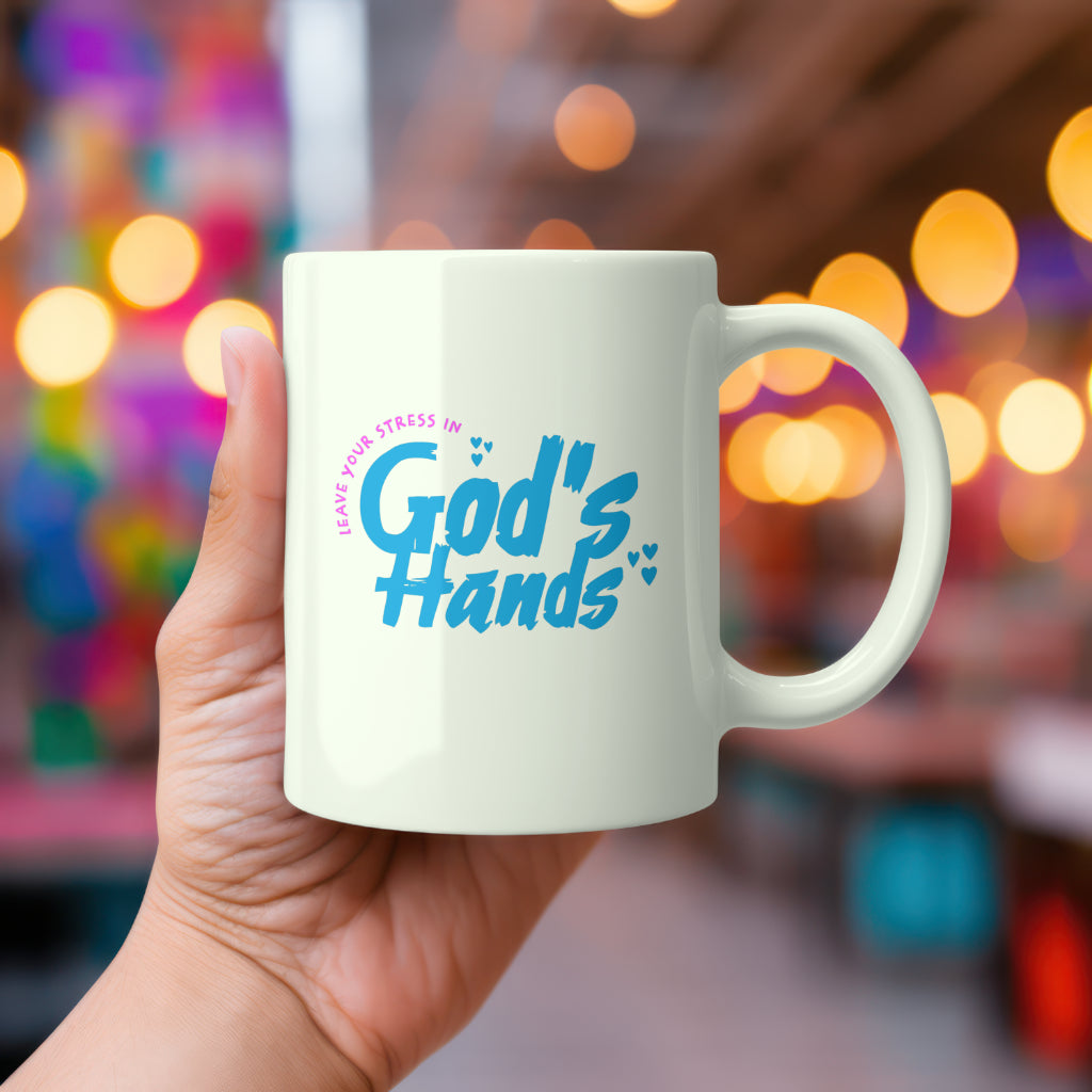 Leave your stress in Gods hands MUG