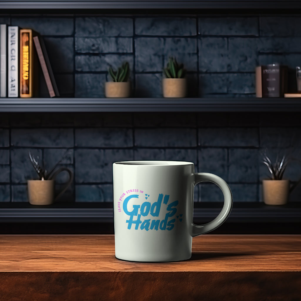 Leave your stress in Gods hands MUG
