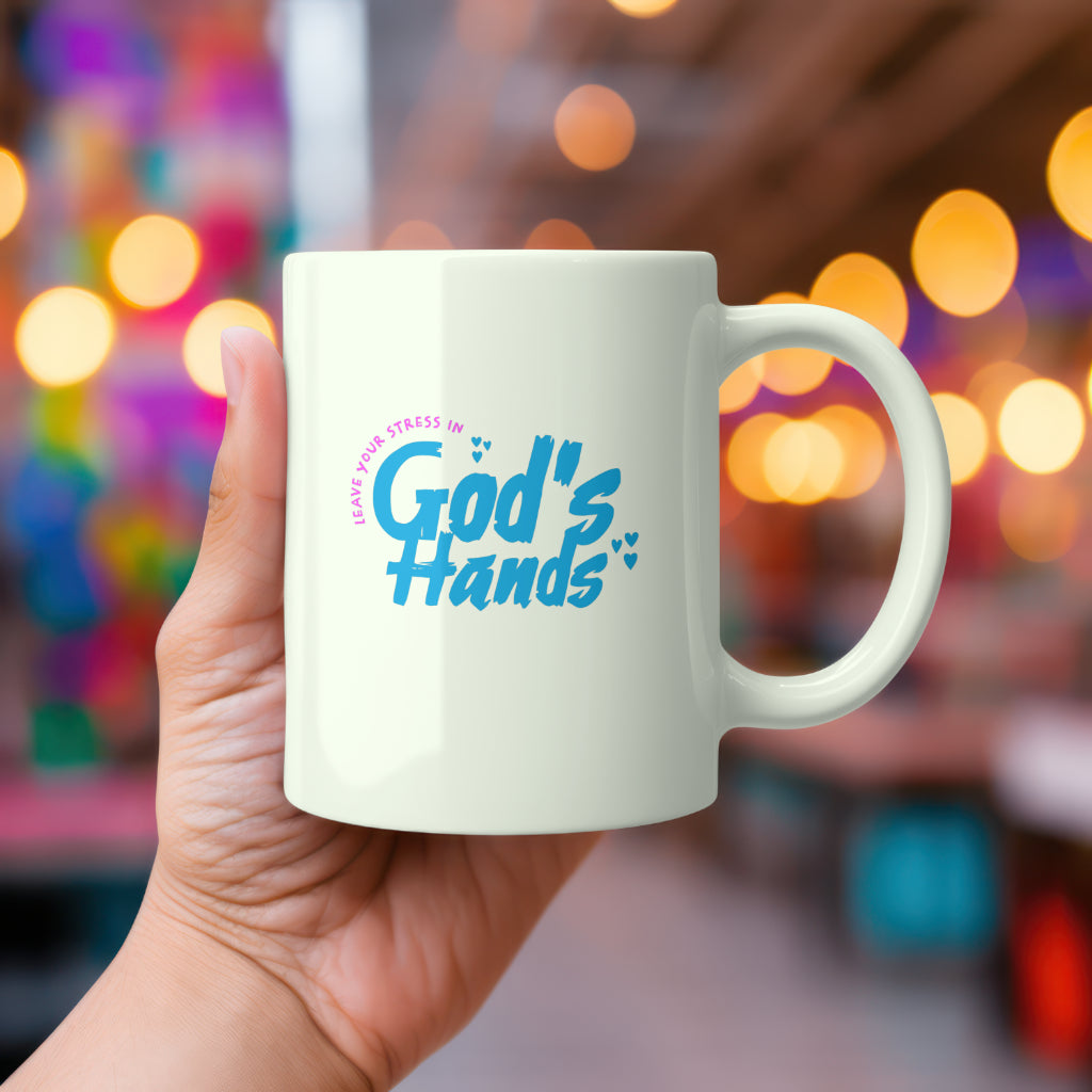 Leave your stress in Gods hands MUG