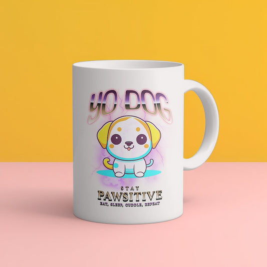 Coffee Puppy drinking mug. Plus free matching coaster.