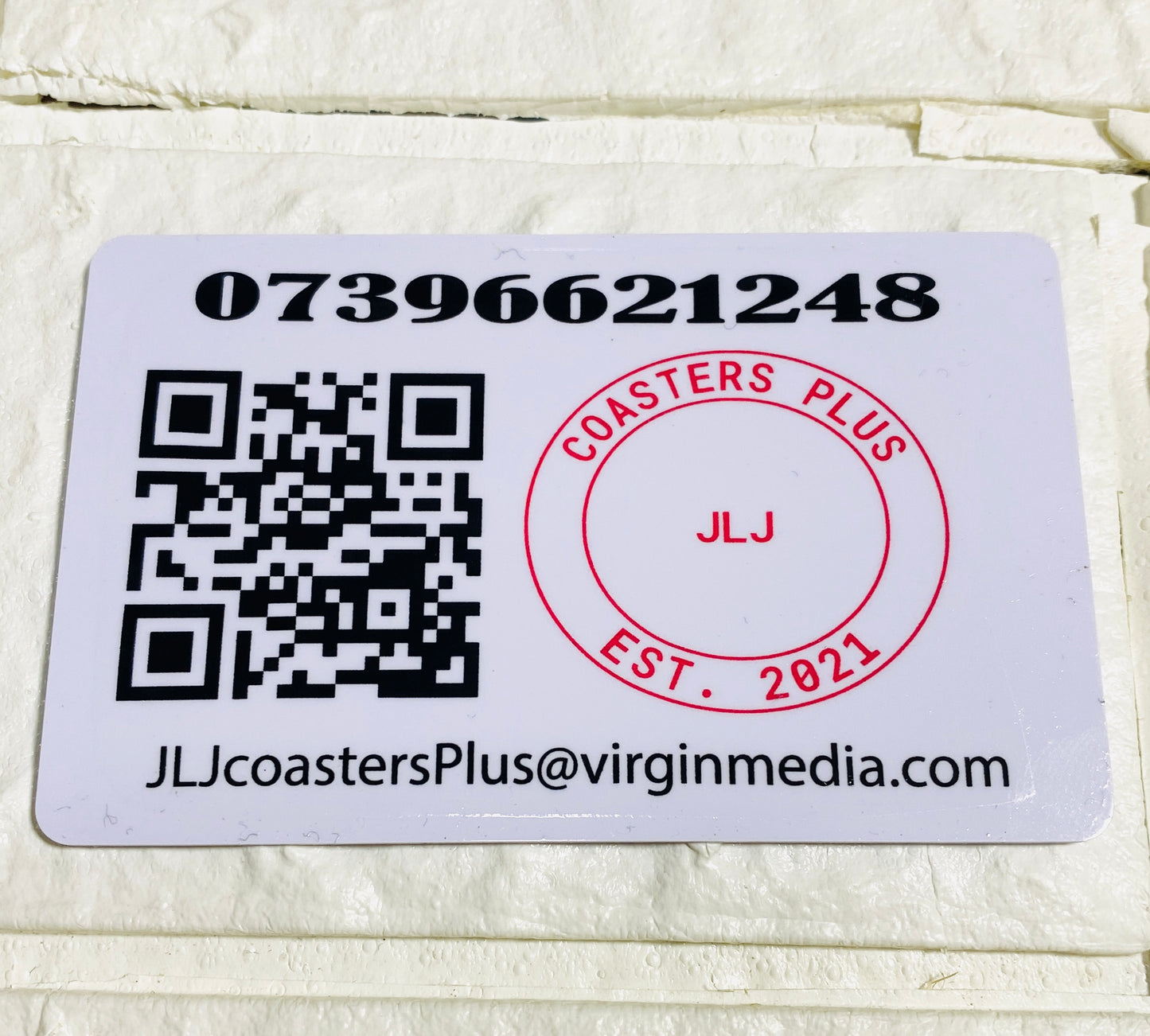 Contactless Digital Business Card Plastic