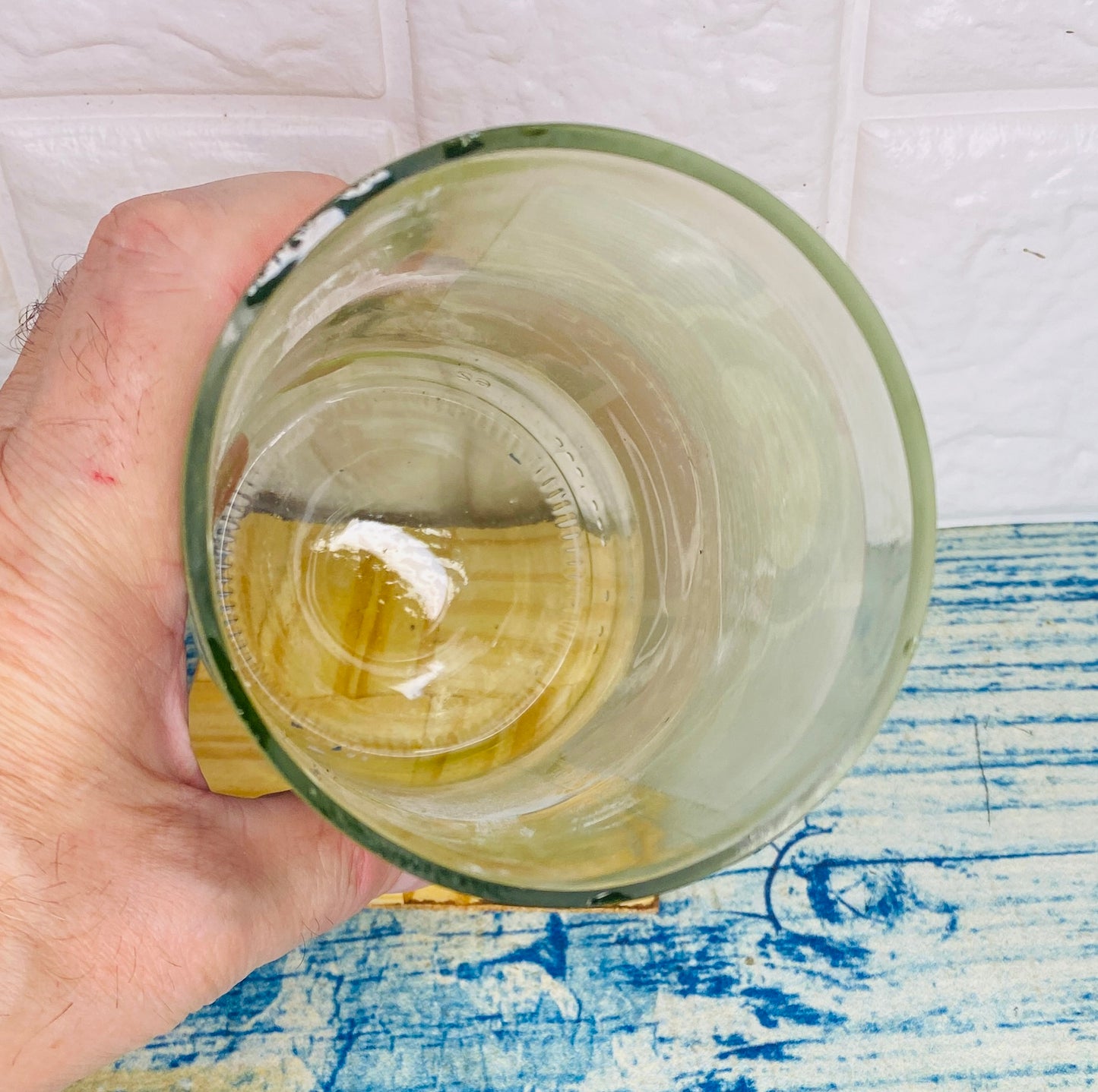 Henry Weston Cider Glass Made from Cider Bottle