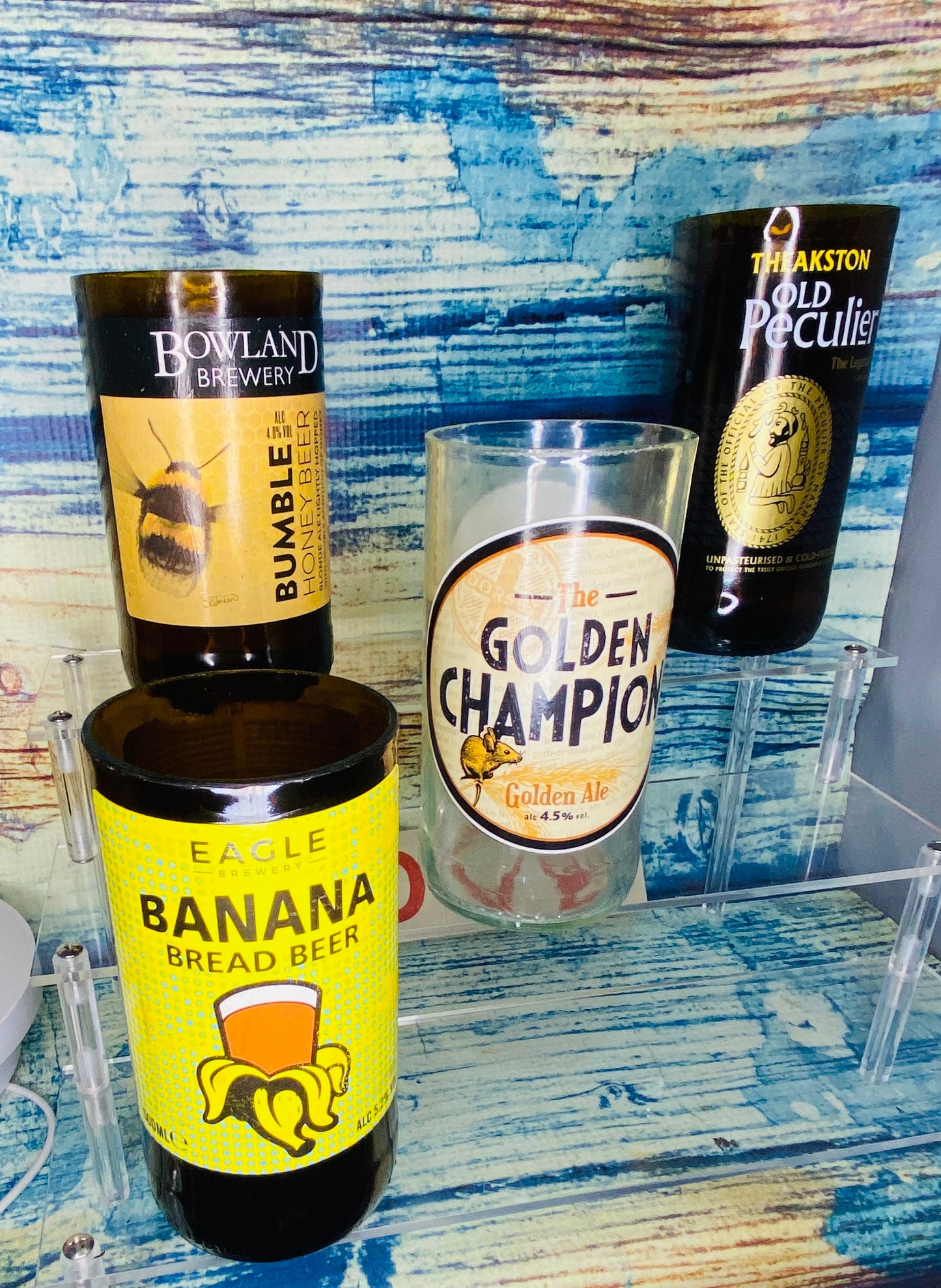 Banana beer glass from Bottle
