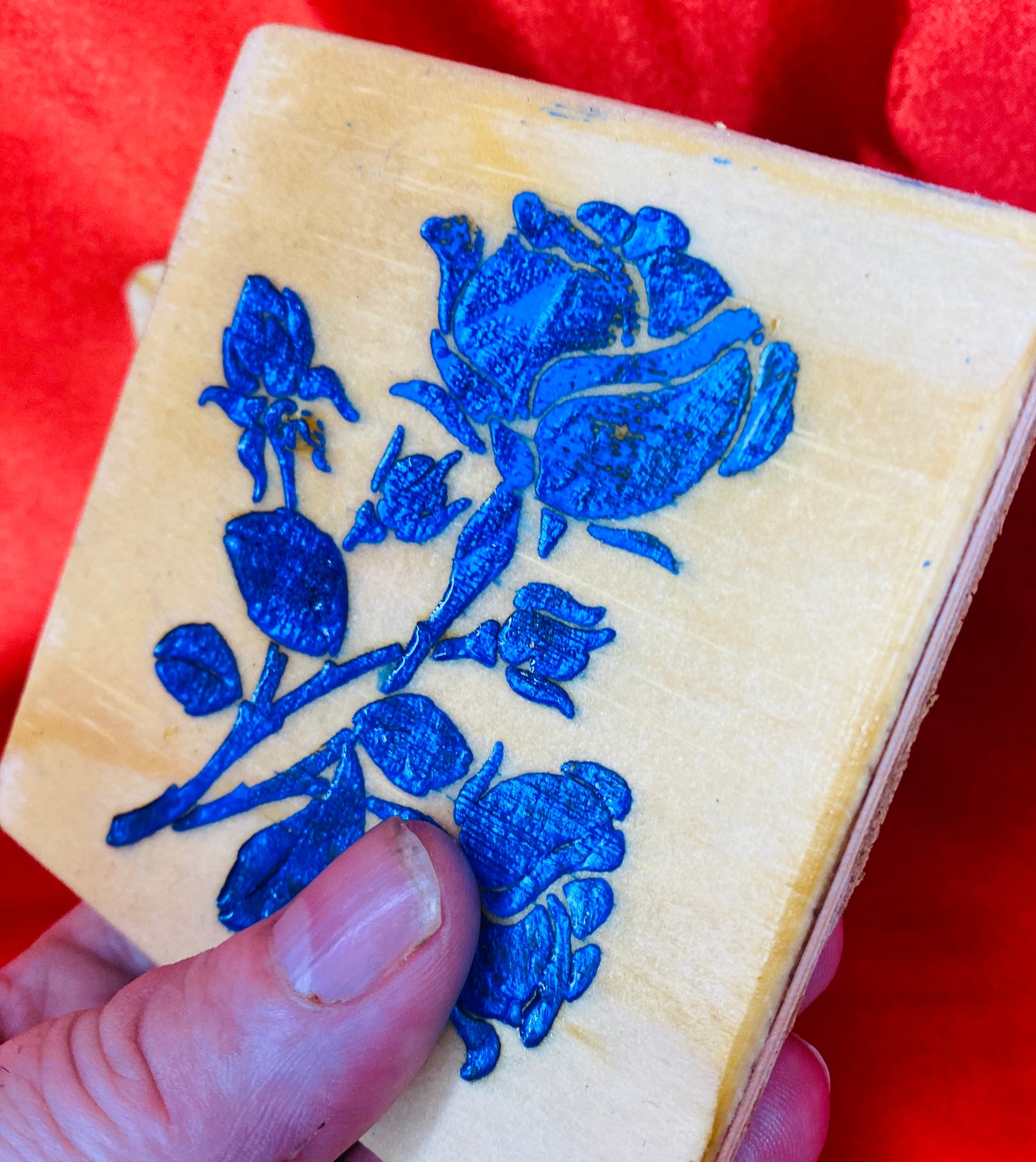 Blue Rose Coasters