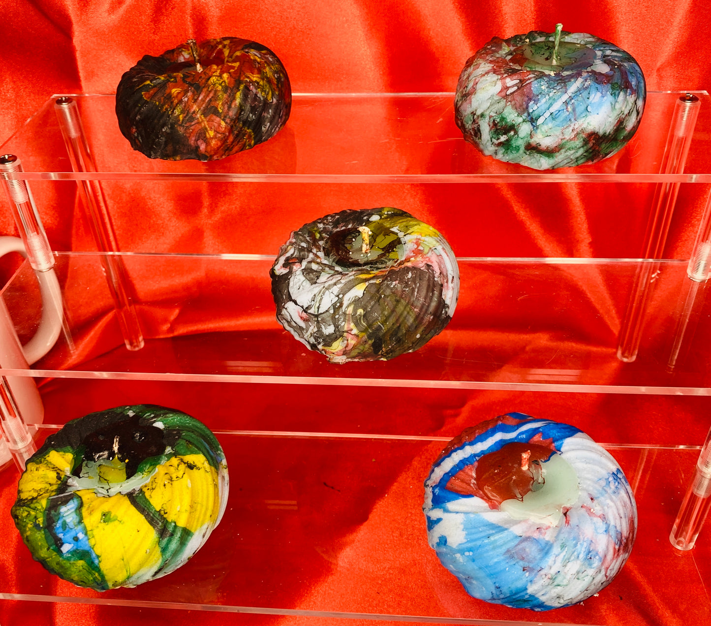 Ornamental Candles set of 5