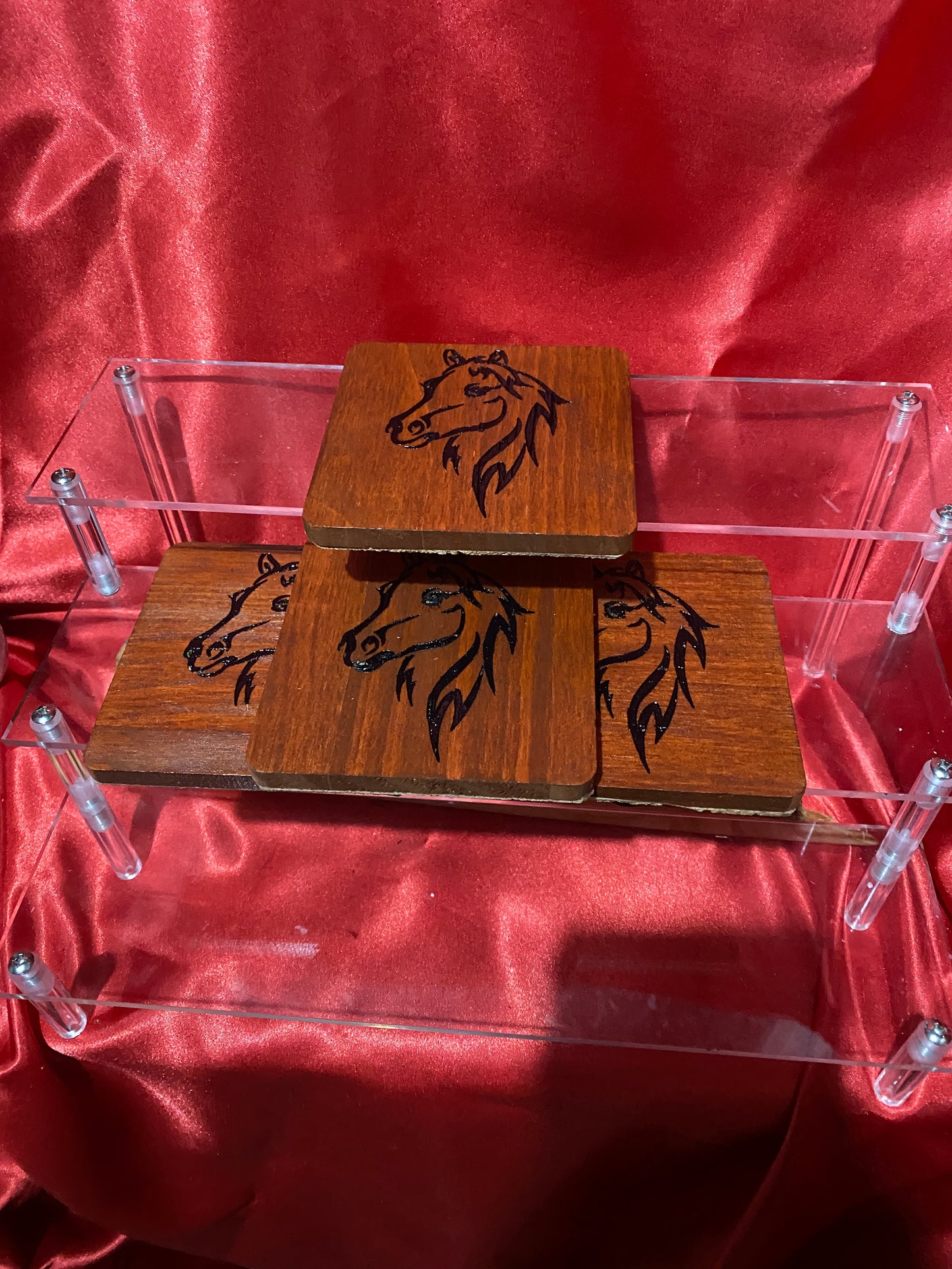 Horse head coasters