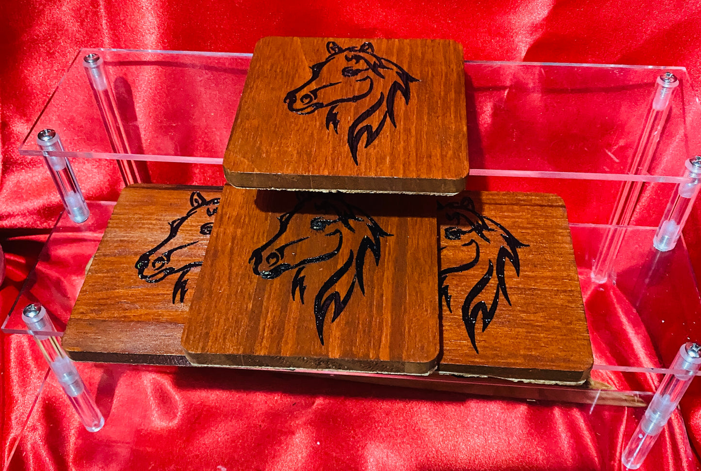 Horse head coasters