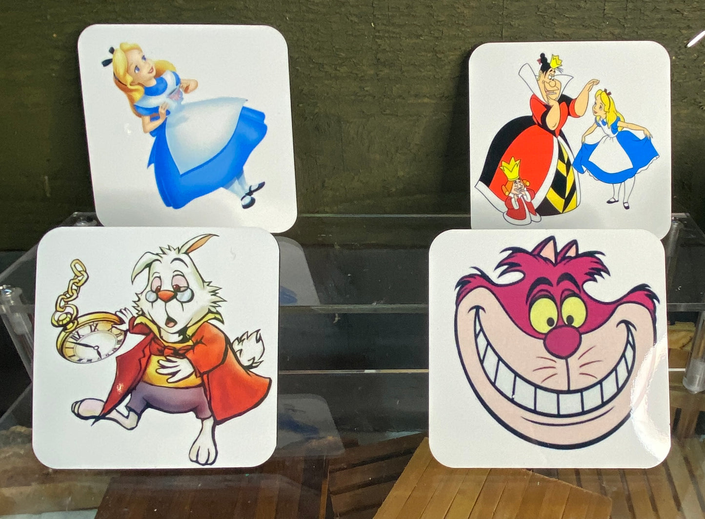 Alice In Wonderland coasters