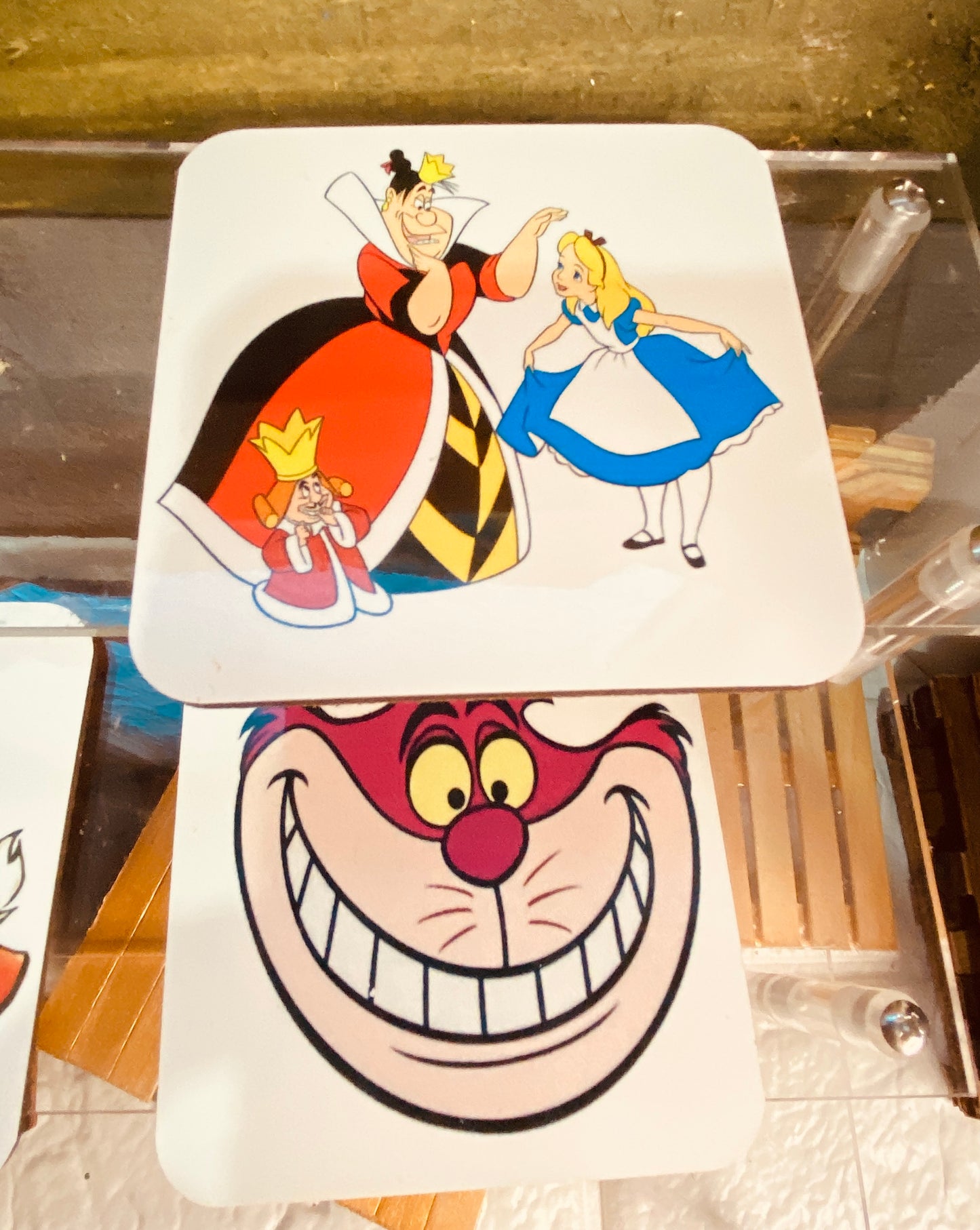Alice In Wonderland coasters