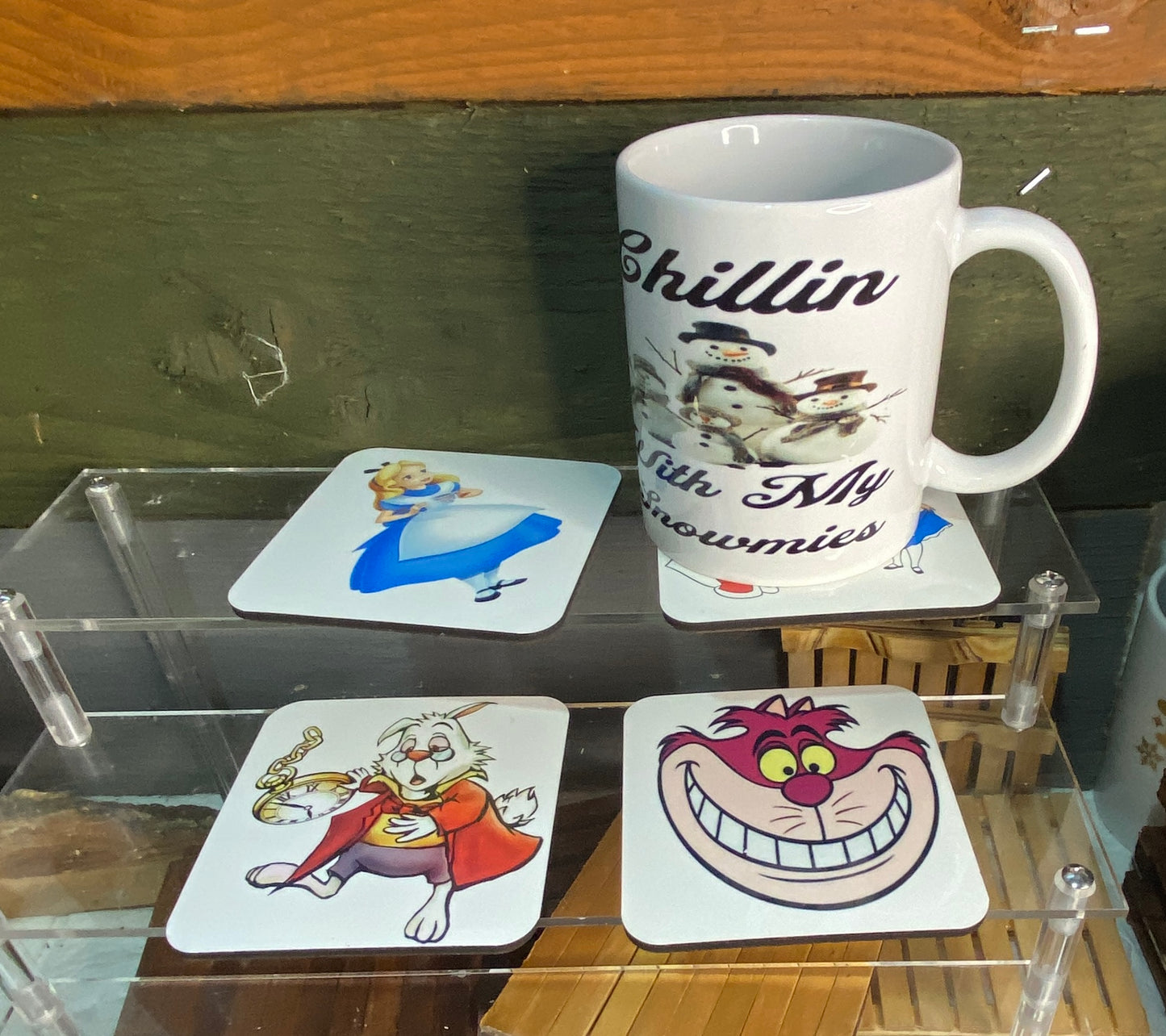 Alice In Wonderland coasters