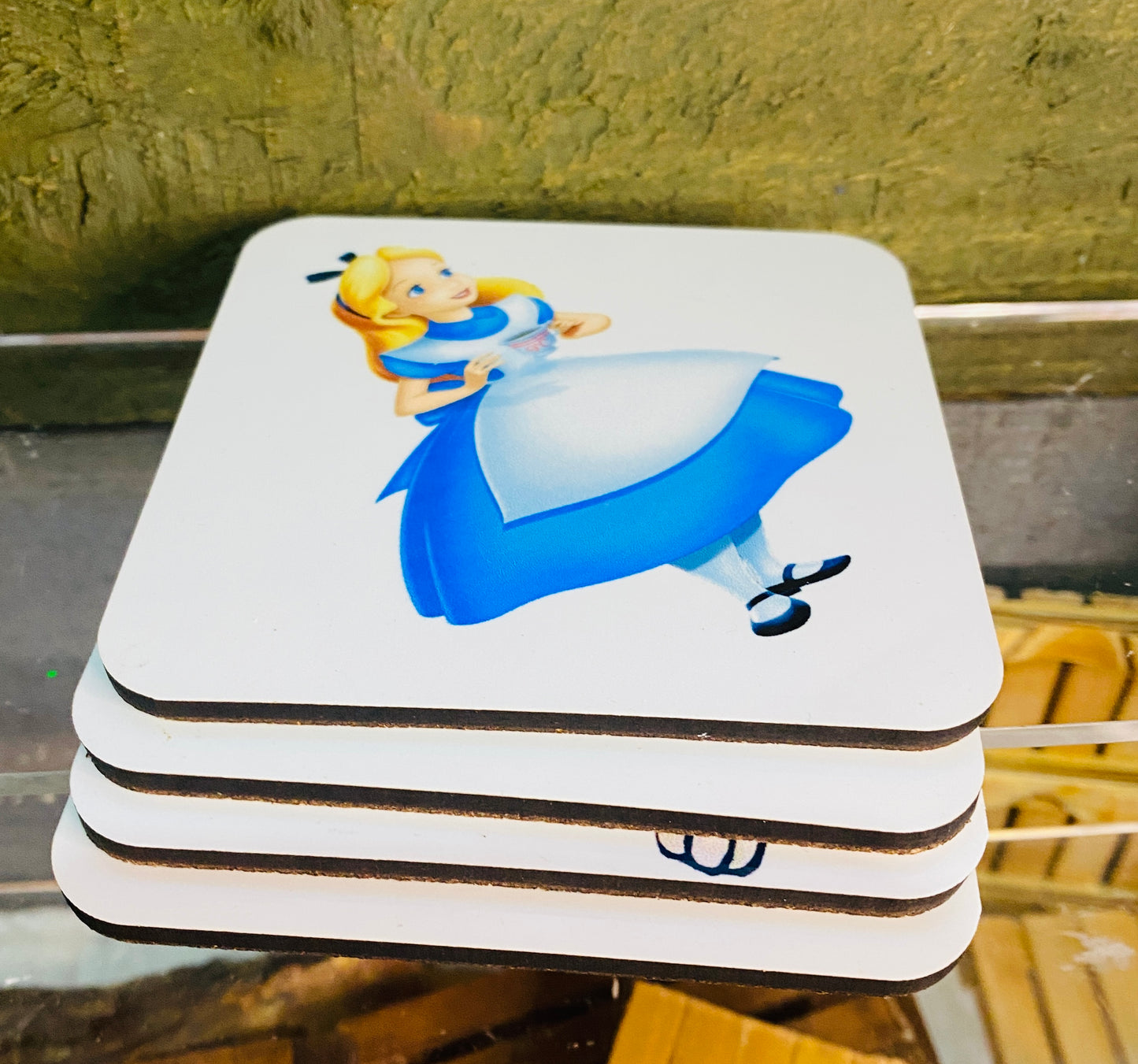 Alice In Wonderland coasters