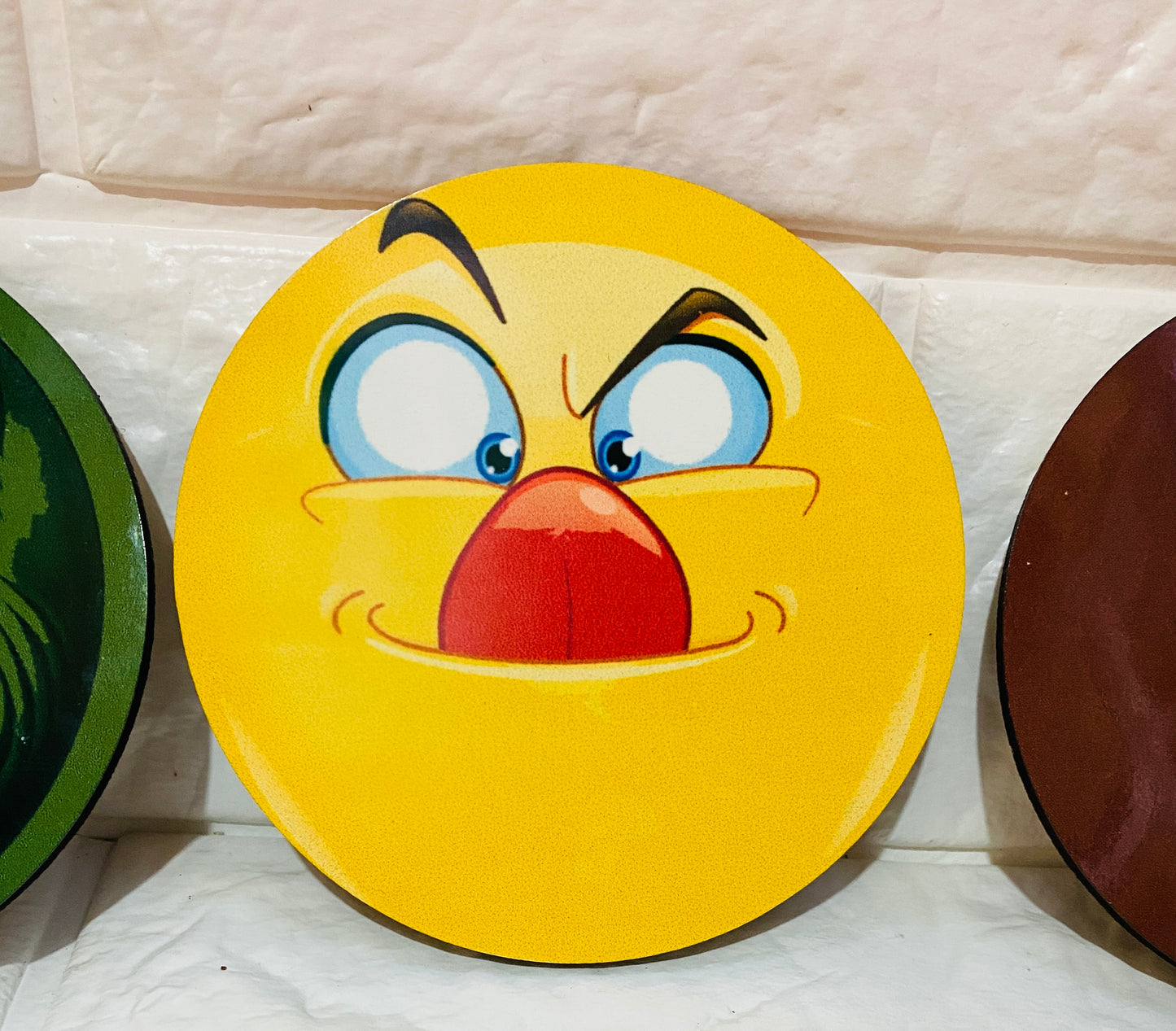 Emoji Coasters x 5