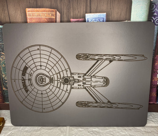 USS Enterprise placement mat