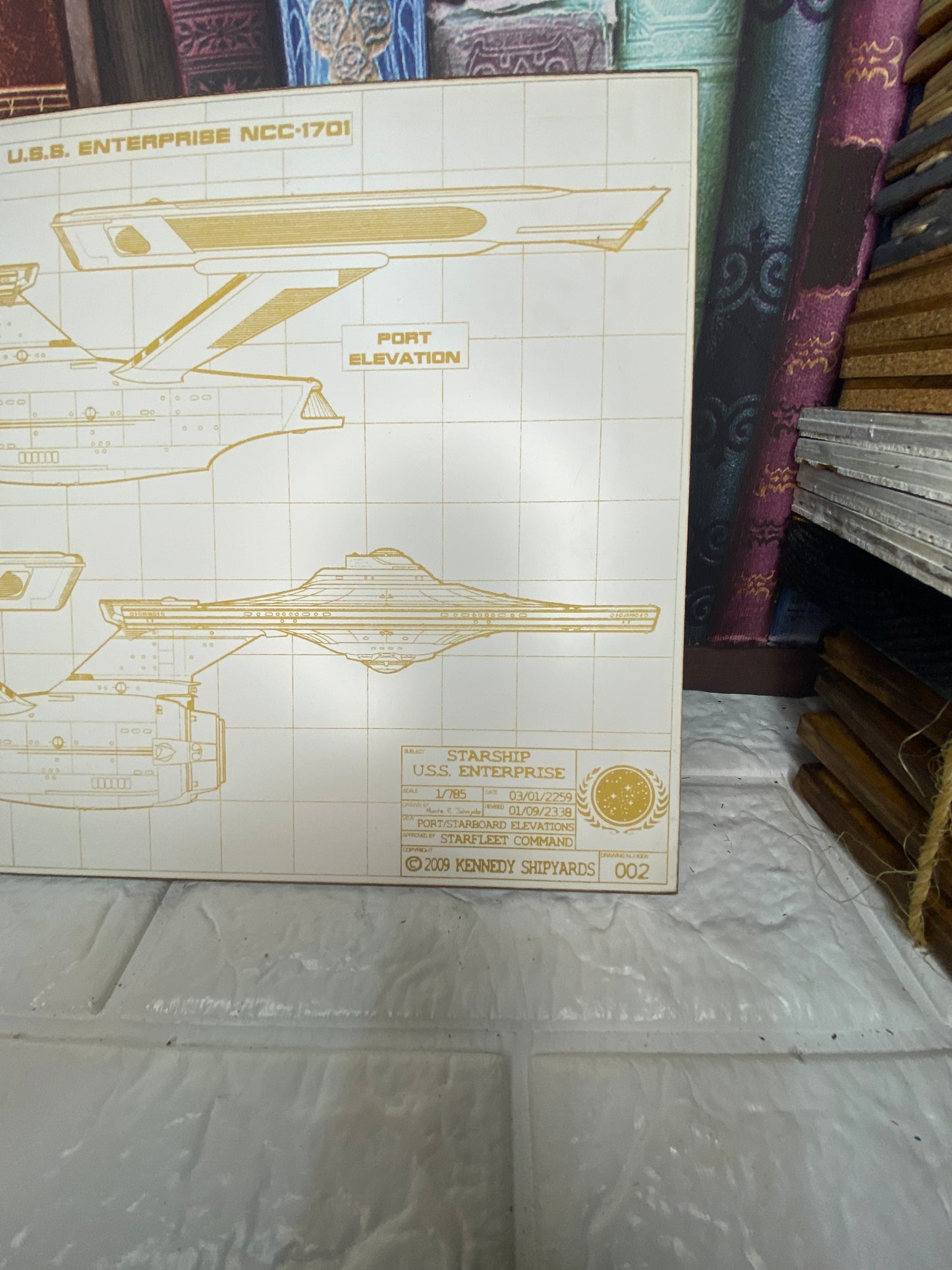USS Enterprise Schematics.