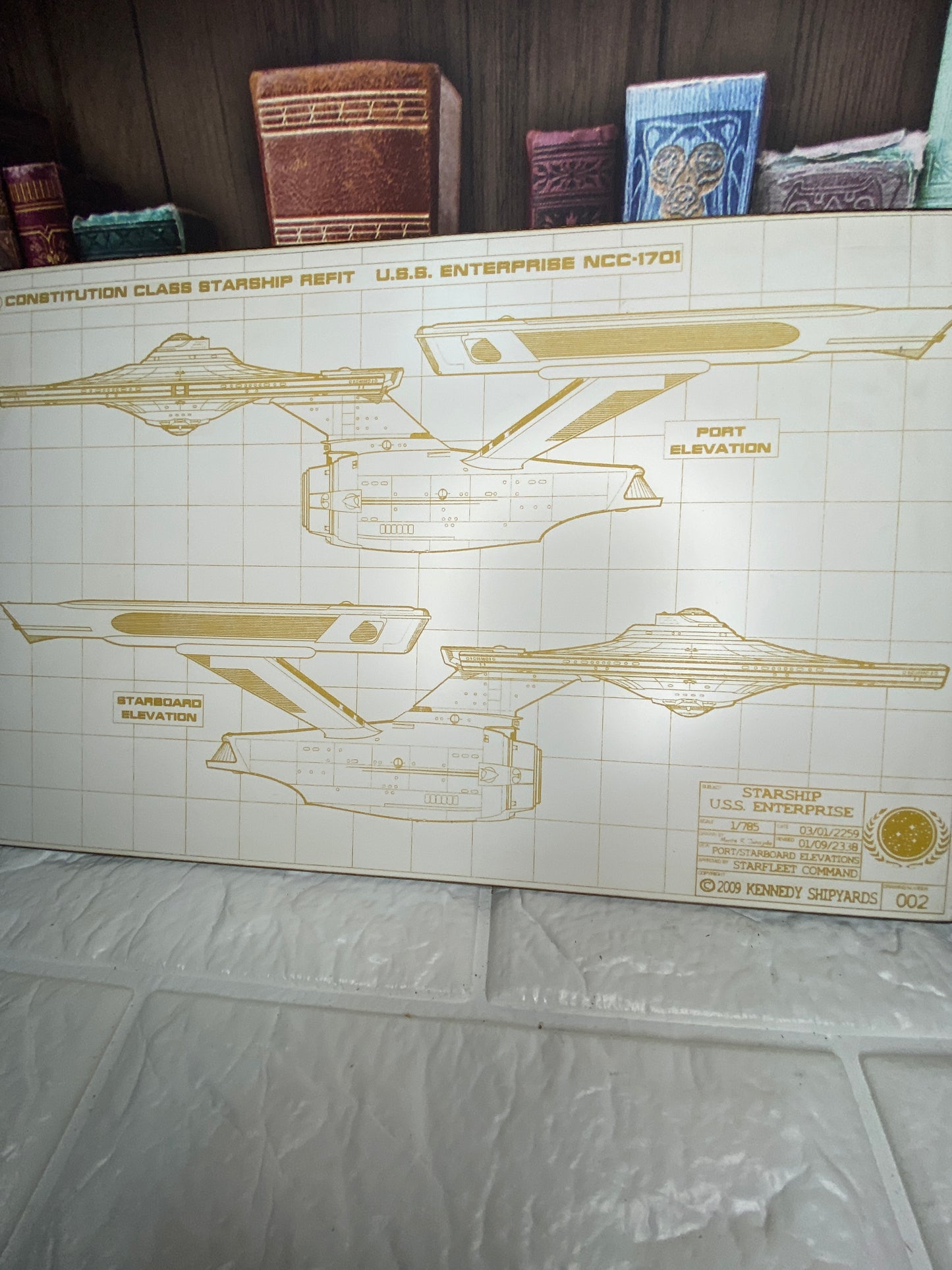 USS Enterprise Schematics.