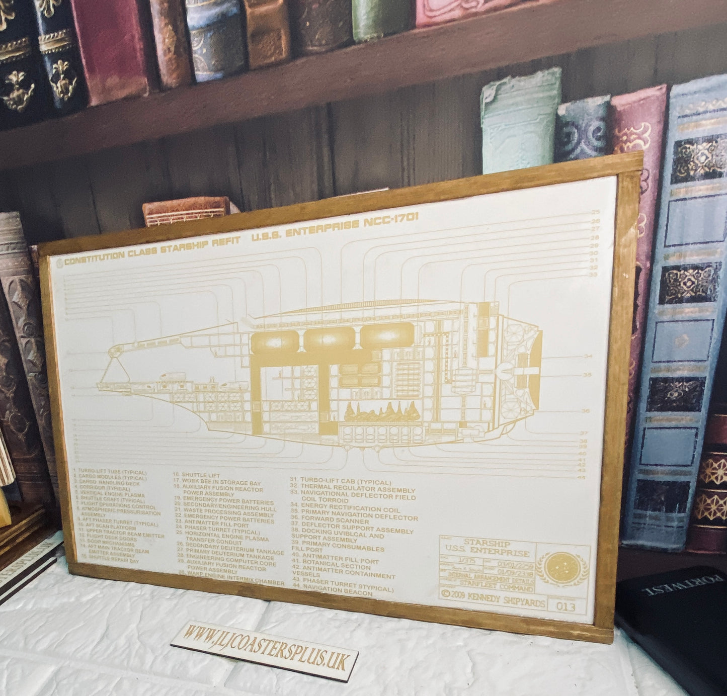 USS Enterprise Body Schematic