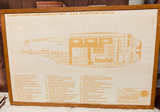 USS Enterprise Body Schematic