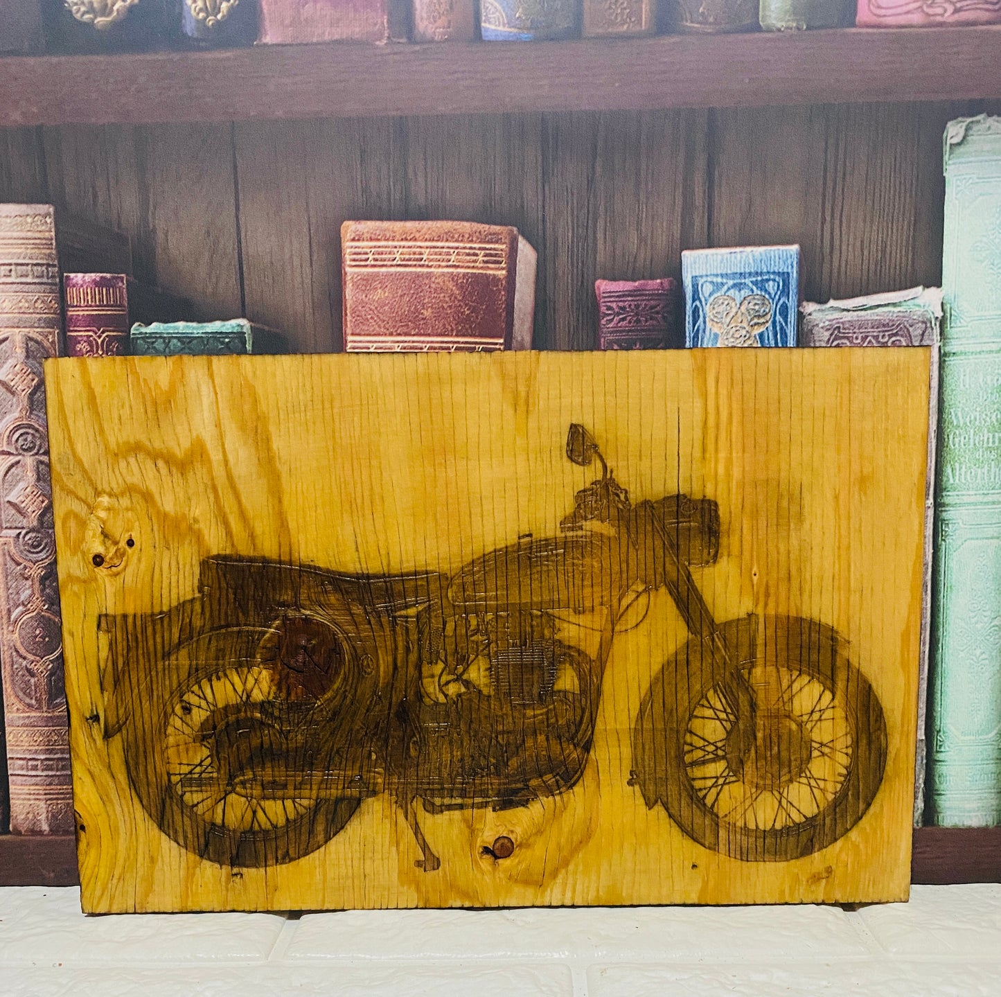 BSA Gold Flash 650 wall art