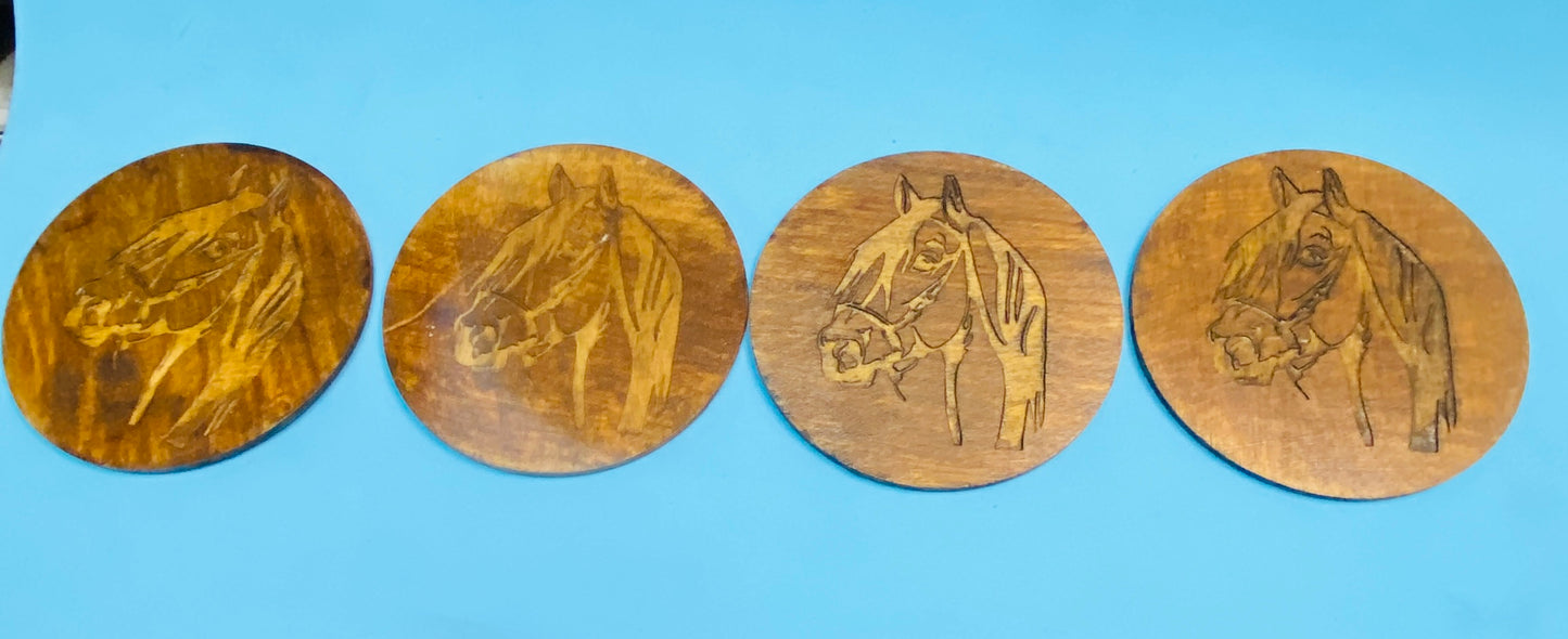 Horse Head Coasters