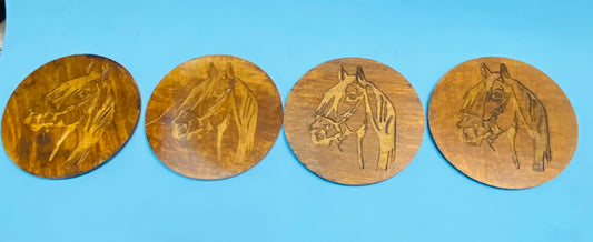 Horse Head Coasters