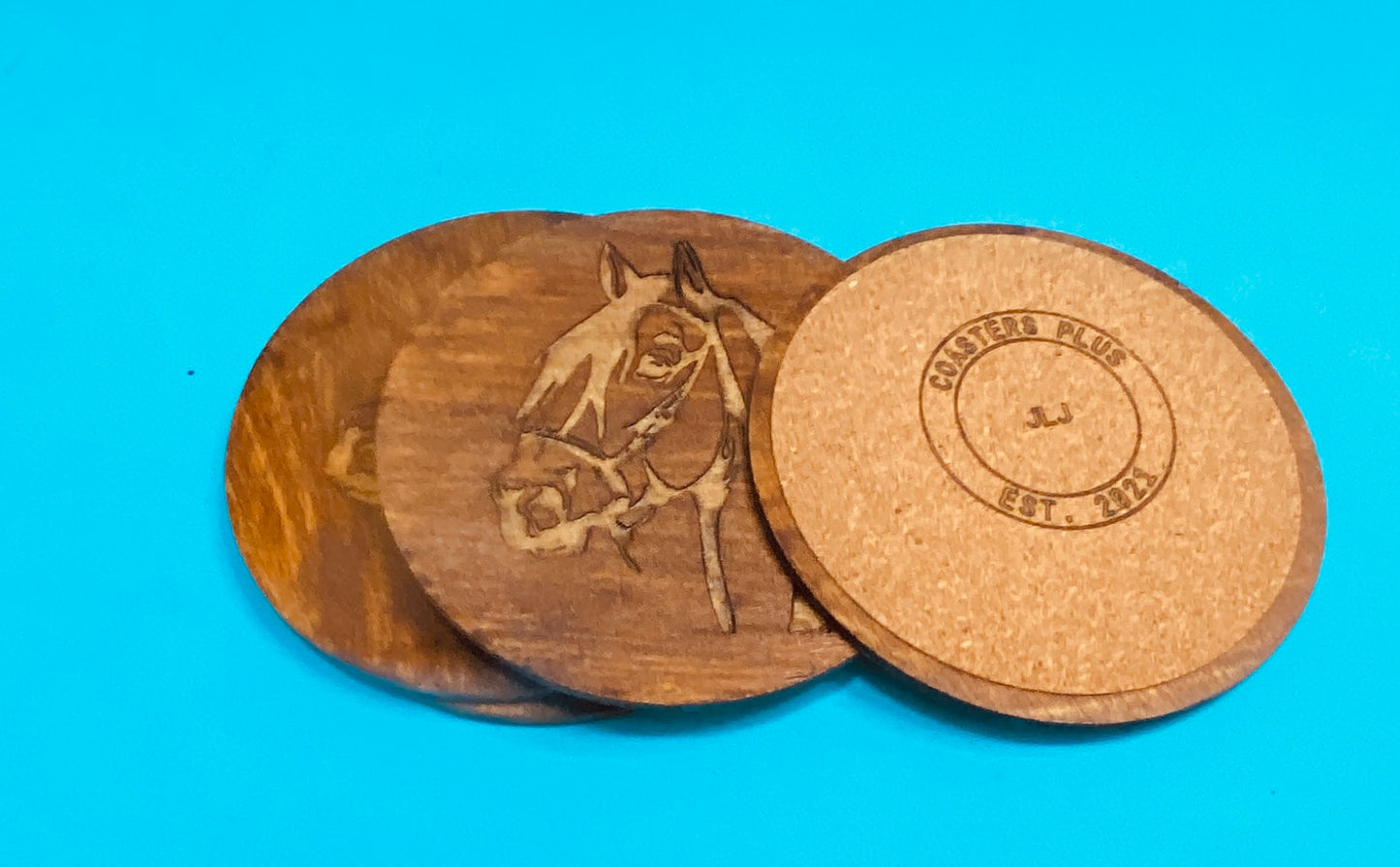 Horse Head Coasters