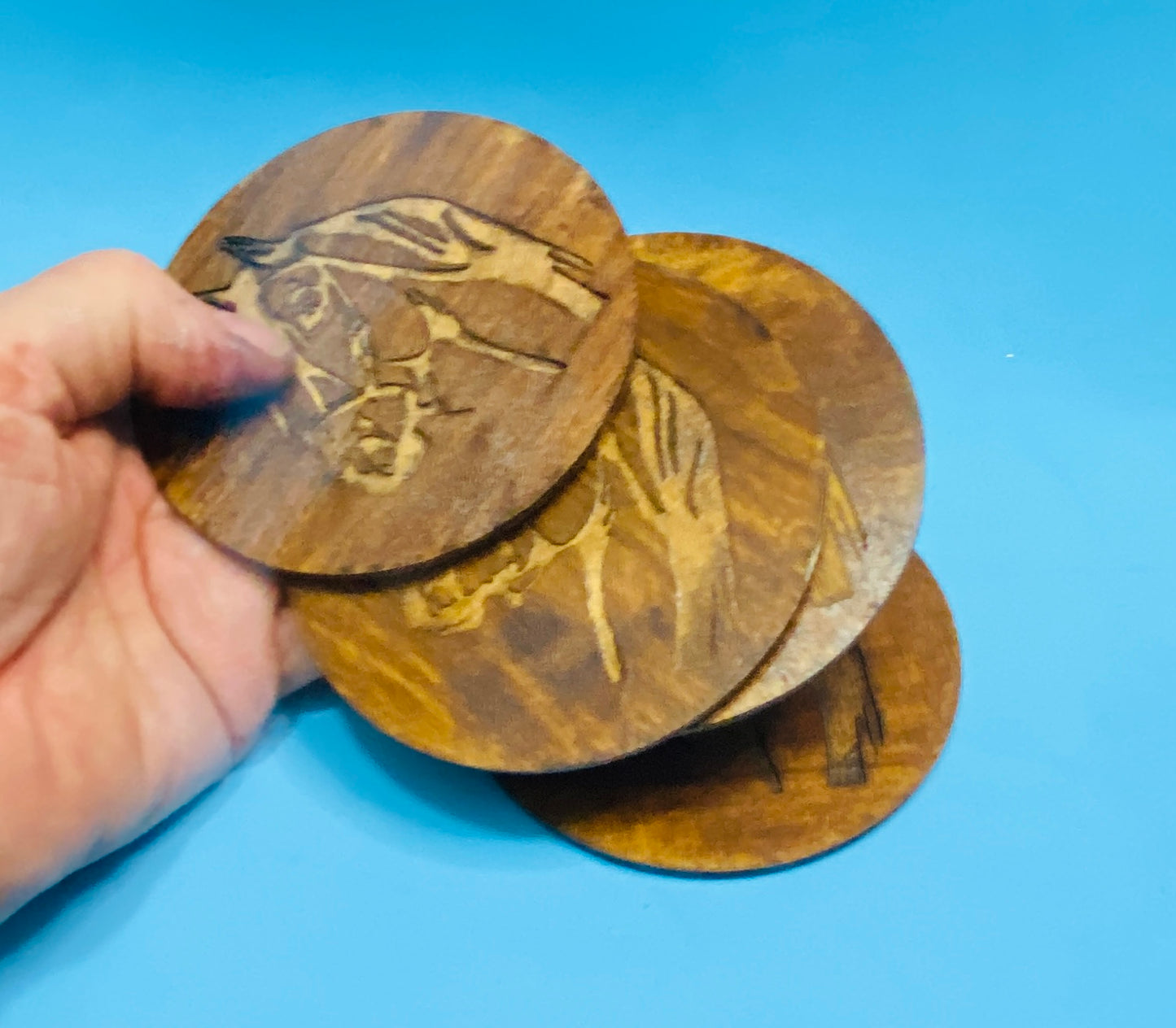 Horse Head Coasters