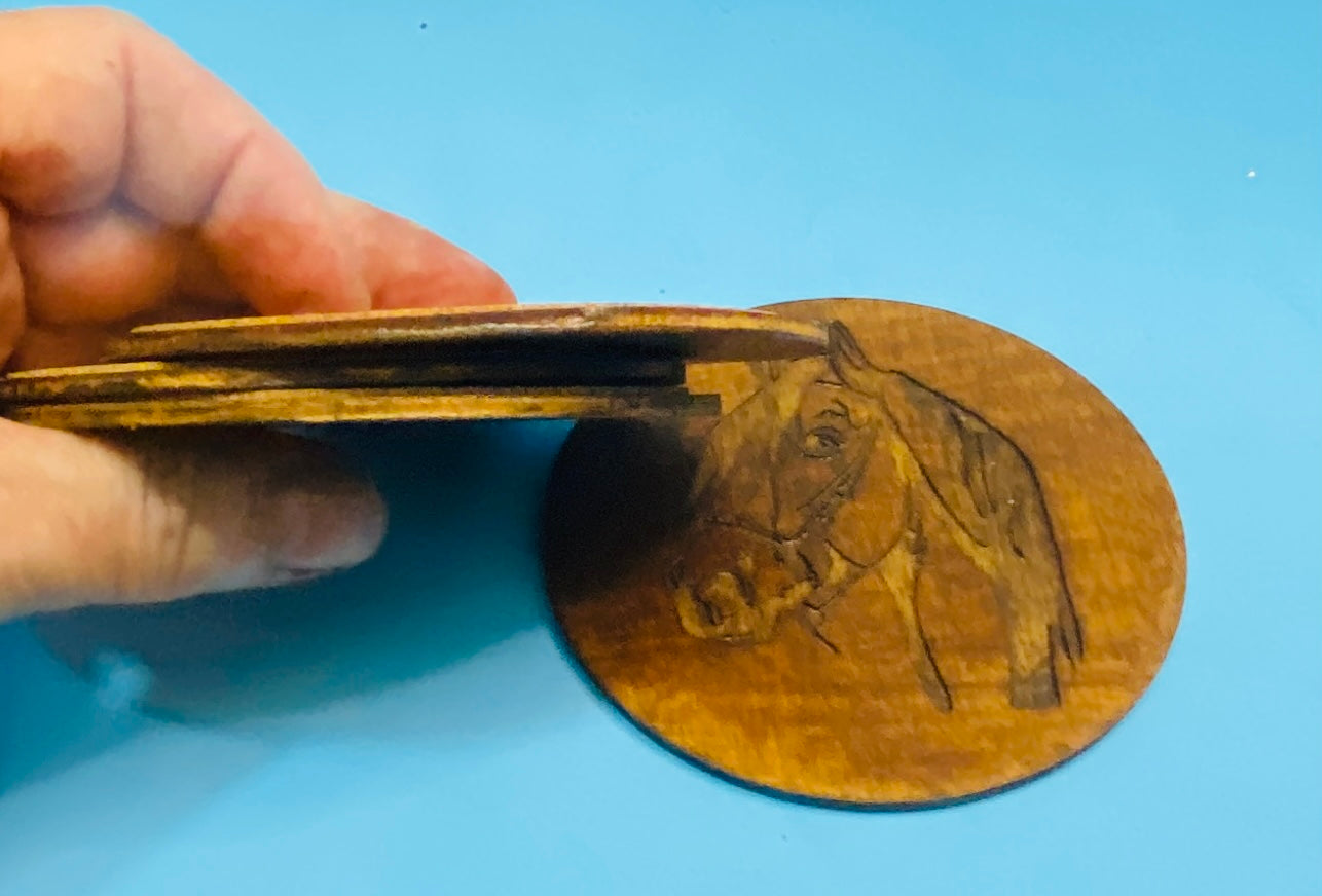 Horse Head Coasters