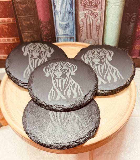 Slate Coasters — Stylish is doggy