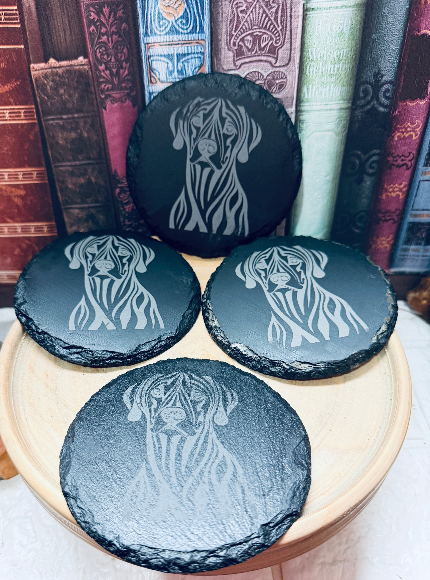 Slate Coasters — Stylish is doggy