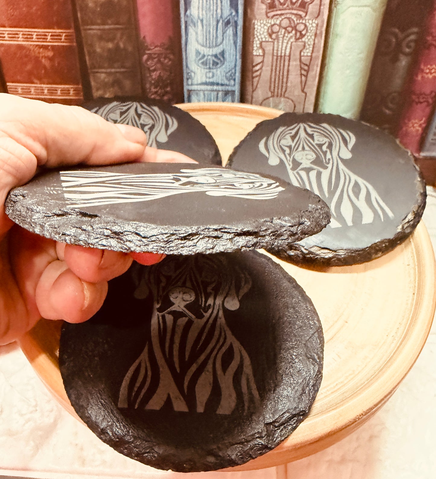 Slate Coasters — Stylish is doggy