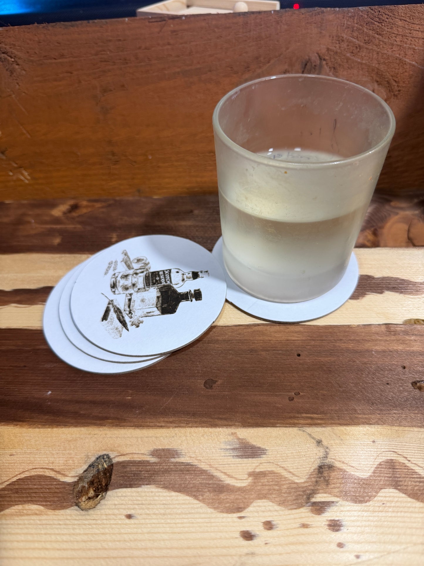 Drinks on me coasters