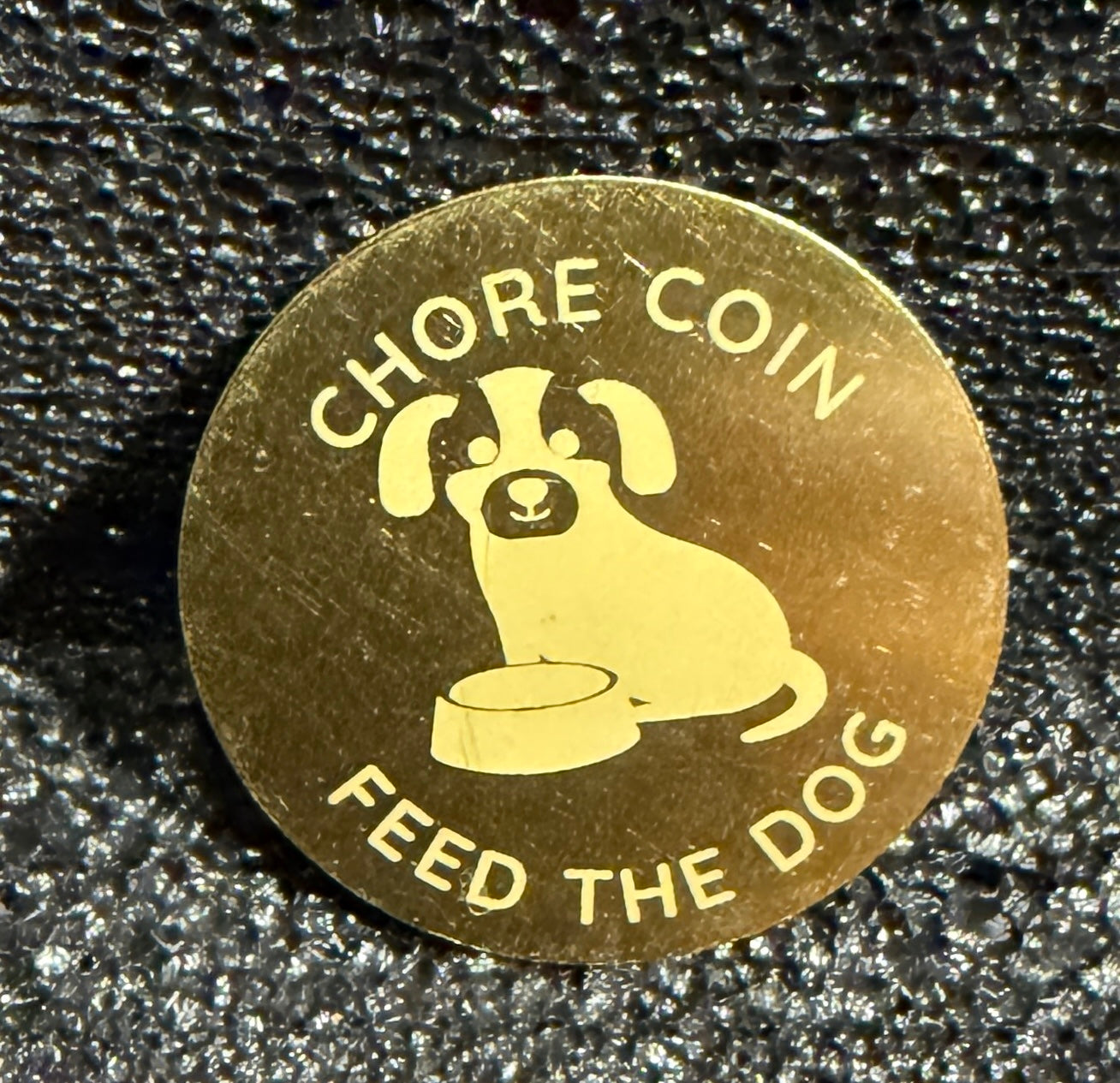 Chore task coins x 8 for the kids
