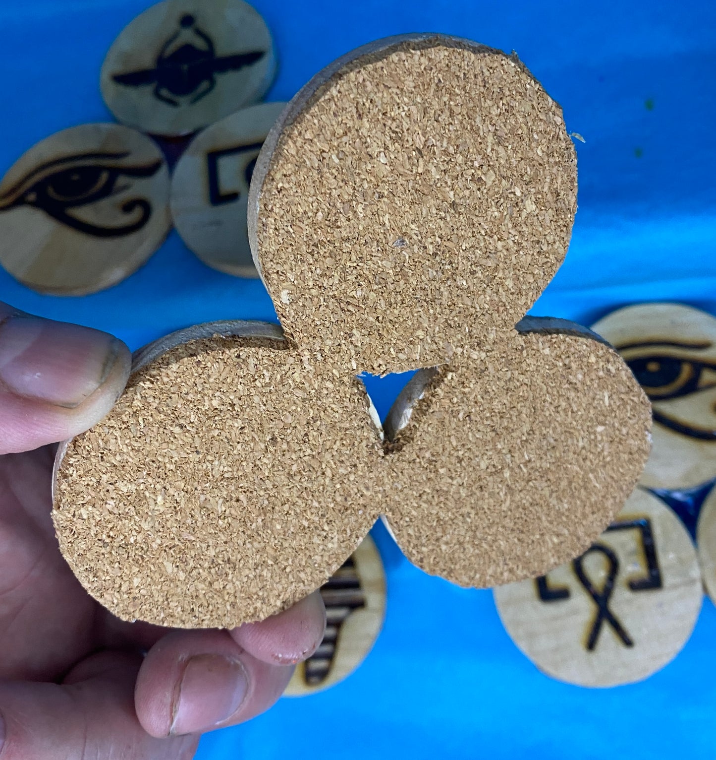 Egyptian hieroglyphic coasters