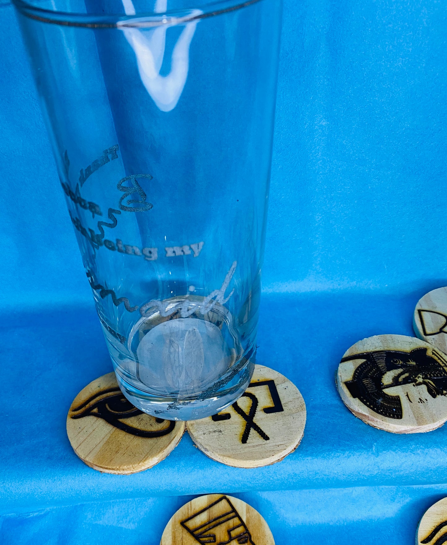 Egyptian hieroglyphic coasters