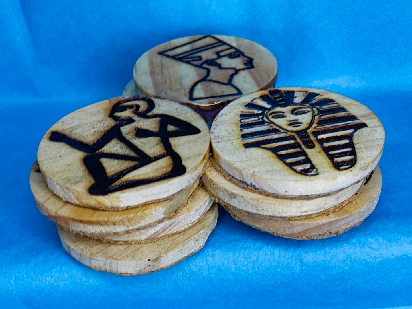 Egyptian hieroglyphic coasters