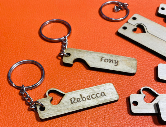 Love keyring personalied